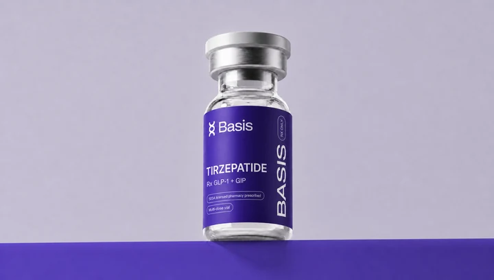 Compounded tirzepatide vial